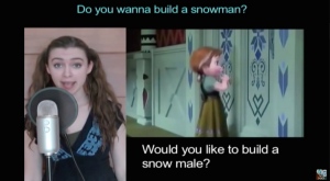 would you like to build a snow male?